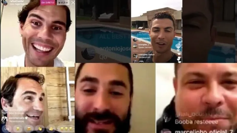 لهذا السبب يلجأ نجوم الرياضة إلى البث المباشر في ظل توقف النشاط (فيديو) 