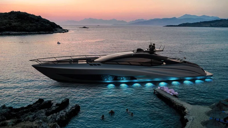 لعشاق لامبورجيني..يخت فاخر مستوحى من الأسطورة "هوراكان أيفو سبايدر" (فيديو)