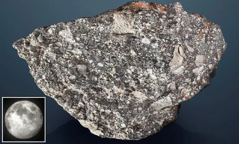 قطعة من القمر للبيع بمزاد علني وبسعر خيالي (صور)