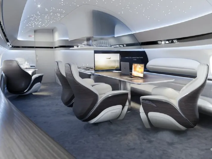 طائرة فاخرة من «بوينج» تشبه سفينة الفضاء المستقبلية..وهذا سعرها 