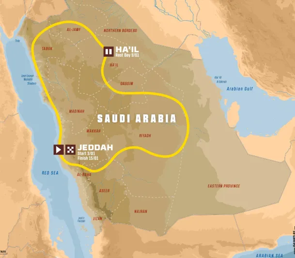 بمشاركة فئة جديدة.. الكشف عن تفاصيل رالي داكار السعودية 2021