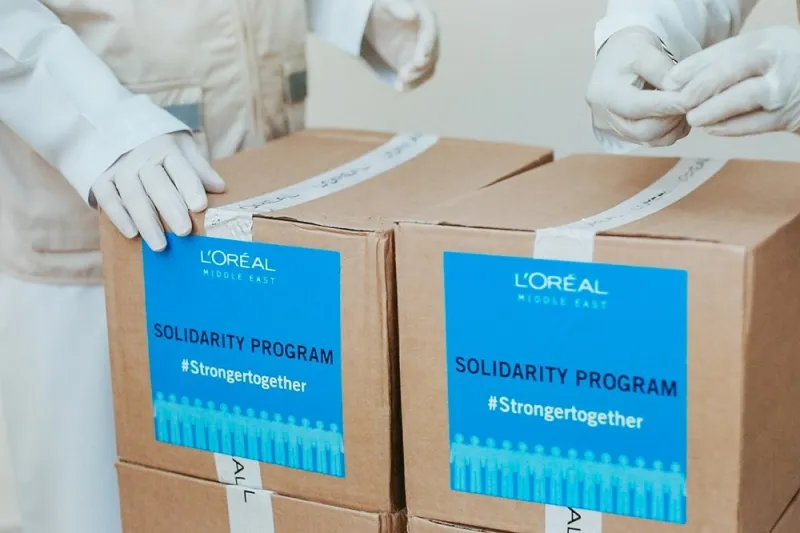 برنامج تضامن من لوريال الشرق الأوسط لدعم التصدي لوباء “كوفيد-19” في الإمارات