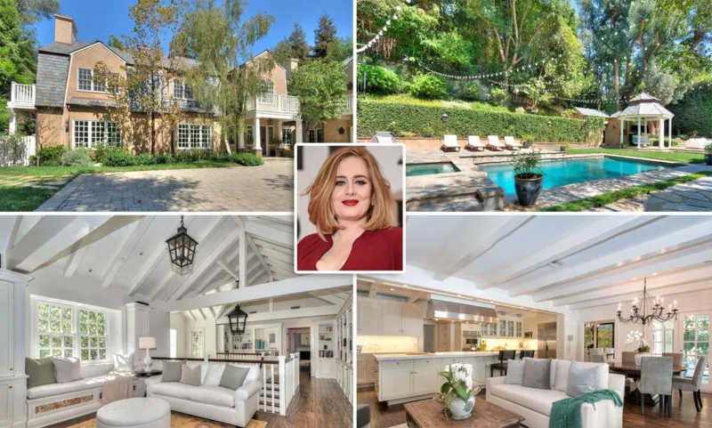 بقيمة 9.5 مليون دولار..شاهد منزل أديل الفاخر بلمسات راقية 