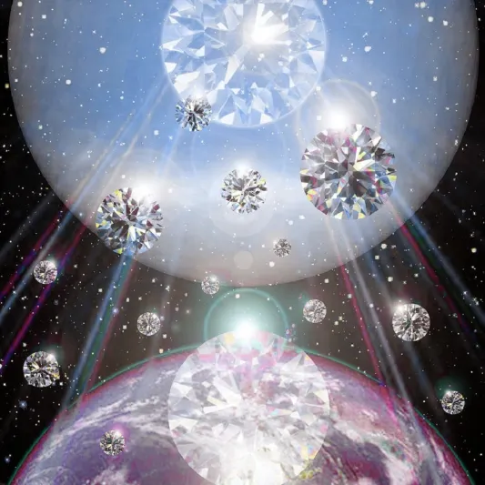 العلماء يكتشفون لغز «أمطار الألماس» بكوكب نبتون وأورانوس