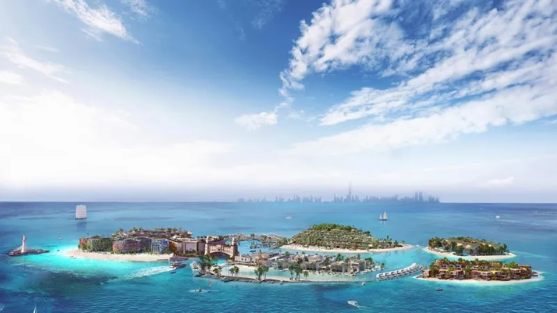 دبي تستعد لافتتاح قلب أوروبا.. جزر الخيال والرفاهية والترف