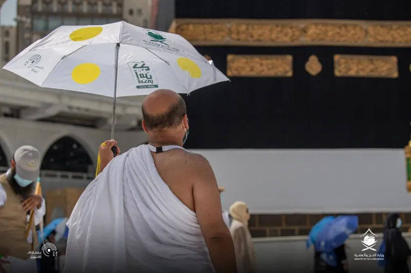 كيف أدى الحجاج طواف القدوم في ظل الإجراءات الاحترازية؟ «فيديو»