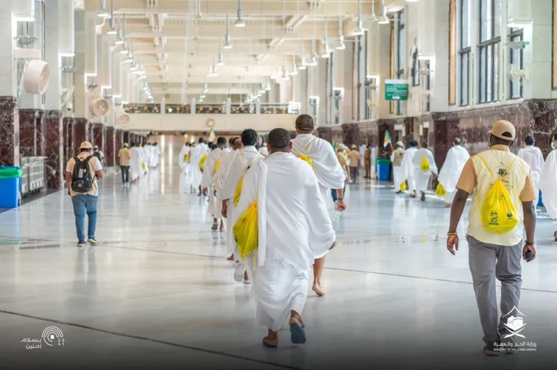 كيف أدى الحجاج طواف القدوم في ظل الإجراءات الاحترازية؟ «فيديو»