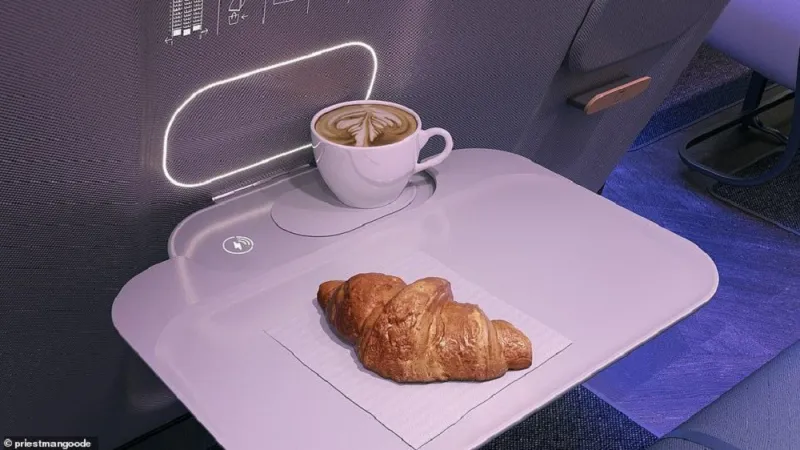 نموذج لمقاعد درجة رجال الأعمال بالطائرات يتناسب مع أزمة كورونا