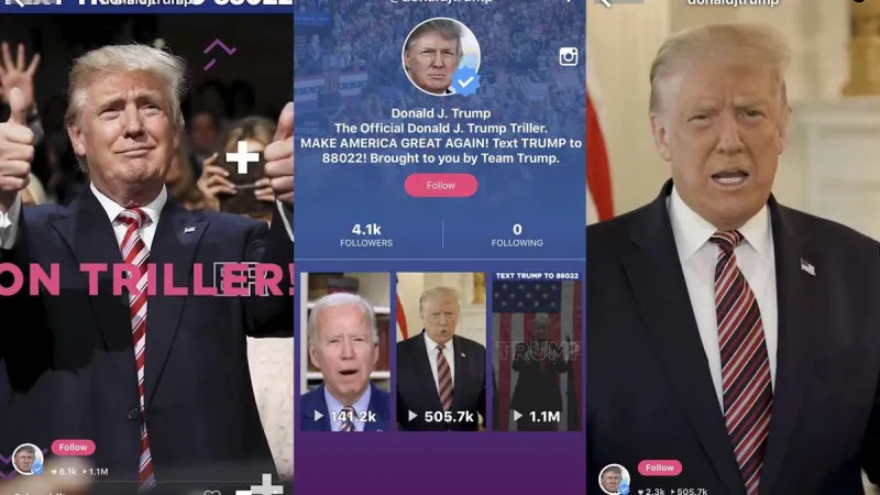  ترامب يتحدى التيك توك على طريقته الخاصة