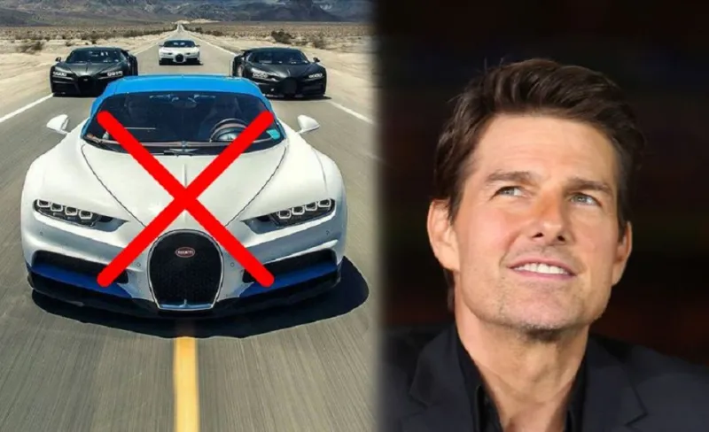 لماذا منع توم كروز من شراء سيارات بوجاتي إلى الأبد ؟ (فيديو)