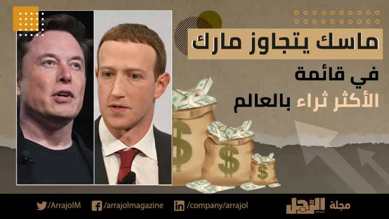 فيديو|«ماسك» يتجاوز «مارك» في قائمة الأكثر ثراء بالعالم