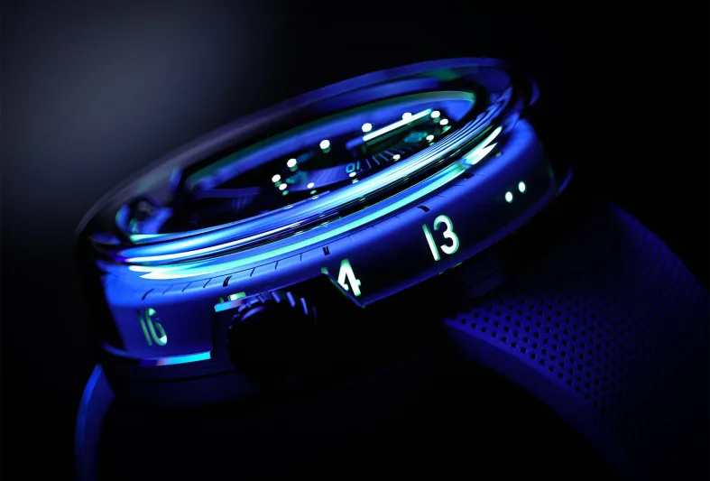 تقنية إضاءة مذهلة للإصدارات الجديدة من ساعات HYT المبتكرة