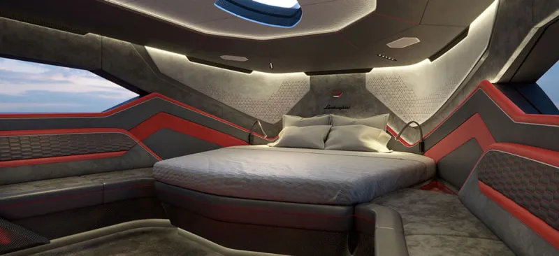 "Tecnomar"..  يخت لامبورغيني الجديد أشبه بالسيارة الفائقة على الماء