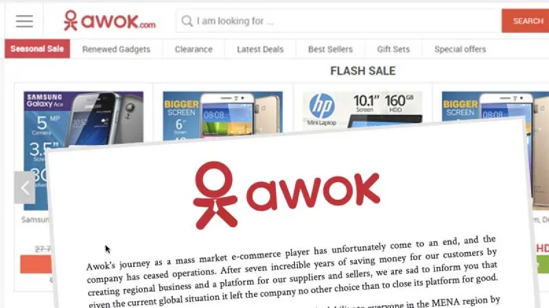 ما وراء فشل منصة التجارة الإلكترونية Awok