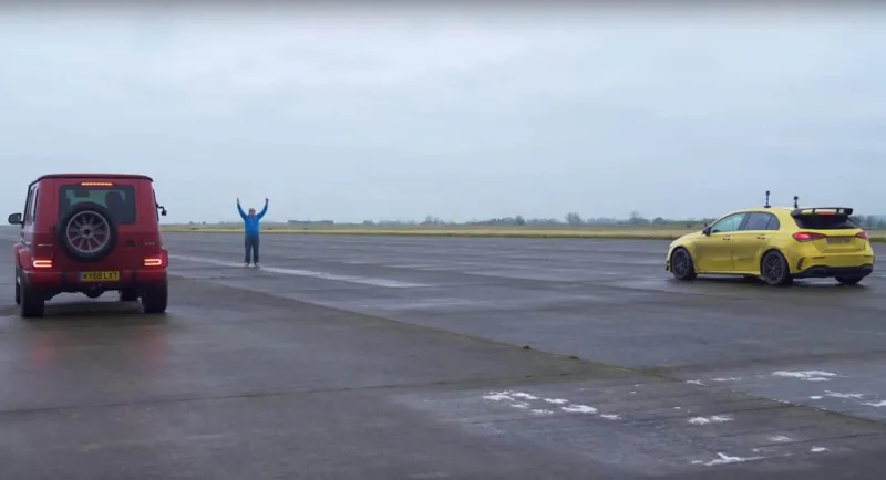 شاهد| عمالقة مرسيدس في سباق تسارع ناري..من المنتصر؟