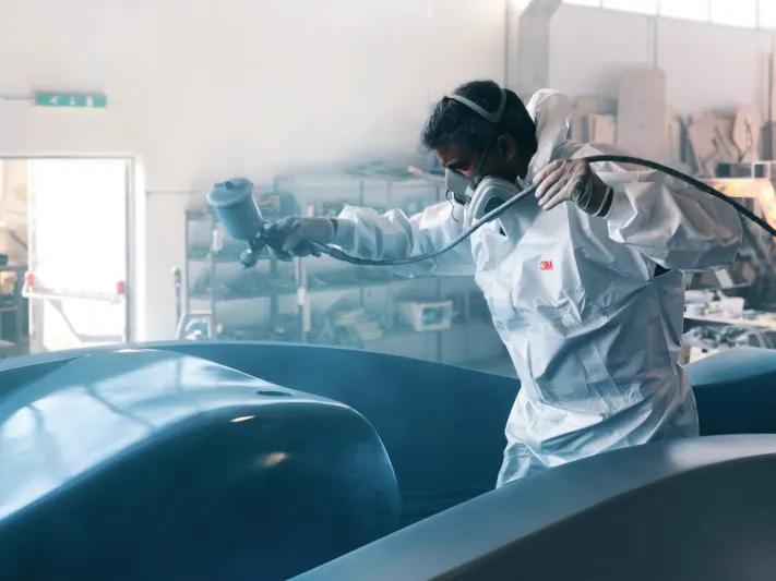 "MAMBO".. أول زورق من الألياف الزجاجية بطباعة ثلاثية الأبعاد في العالم