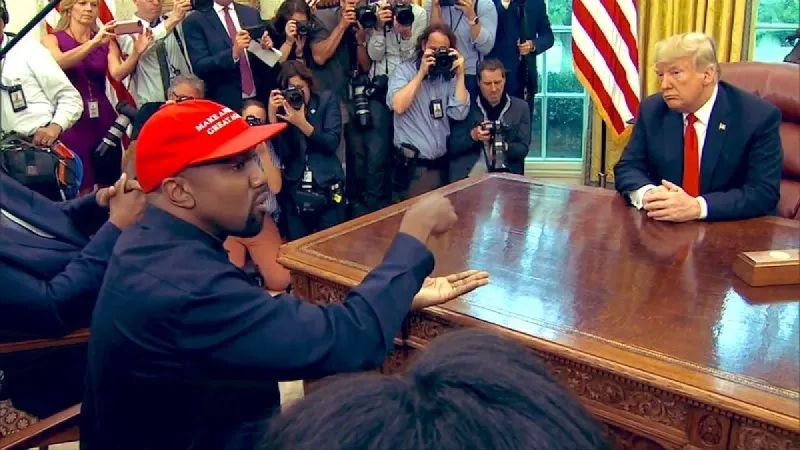 طلب غريب من زوج كيم كارداشيان في أول فيديو لحملته الانتخابية!