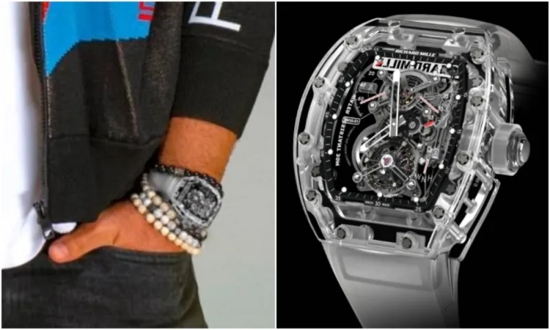 تامر حسني يظهر بساعة تقدر بـ 1.5 مليون يورو