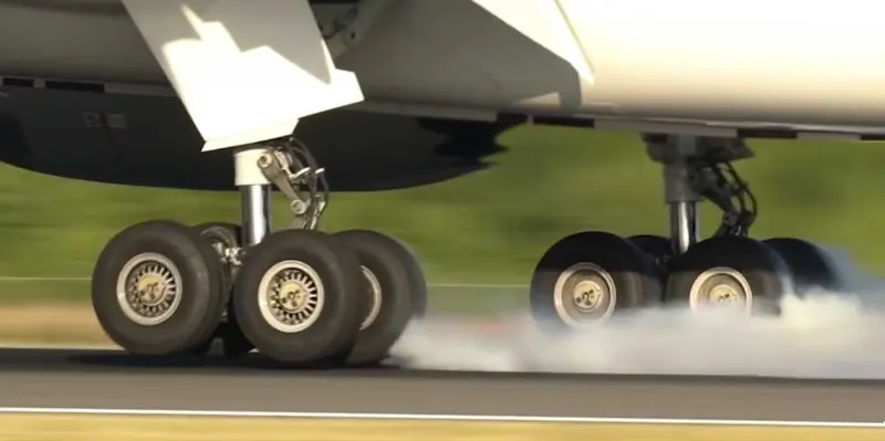  فيديو| ما السر وراء عدم انفجار إطارات الطائرات عند الهبوط؟