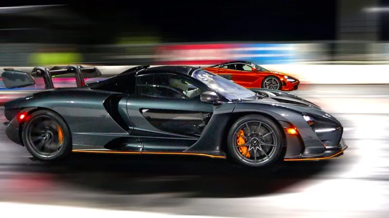 شاهد| سباق تسارع ناري بين عملاقي ماكلارين سينا و720S..لمن الغلبة؟