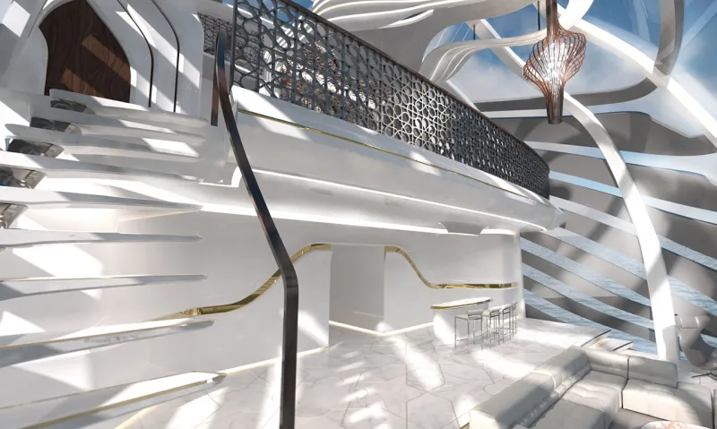 ضم مسجداً.. شاهد أول يخت في العالم بلمسات من الطراز الإسلامي 