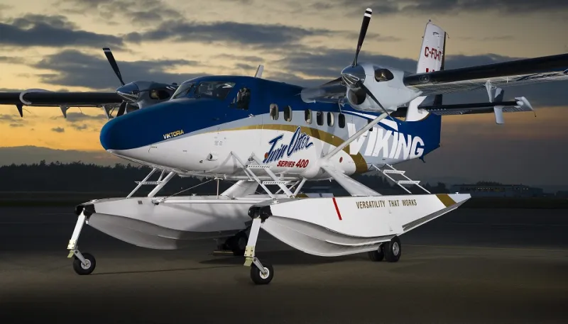 فيديو| كيف تقلع الطائرات المائية من سطح الأرض؟