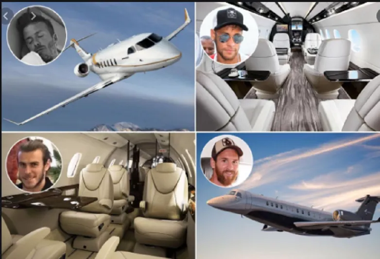 شاهد| أفخم الطائرات الخاصة لنجوم كرة القدم 