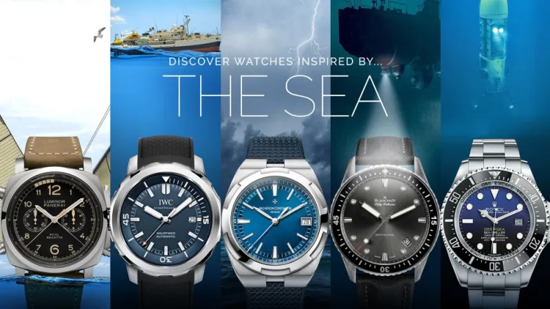 ساعات مستوحاة من عالم البحار.. مصادر غير تقليدية للإلهام