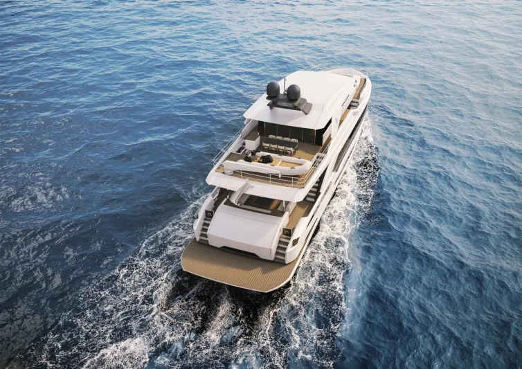 مزج بين عبقرية التصميم والفخامة والعملية.. شاهد يخت FD102 سكاي لاين