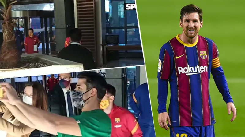 رد صادم لميسي على مشجع أثار غضبه في الشارع (فيديو)