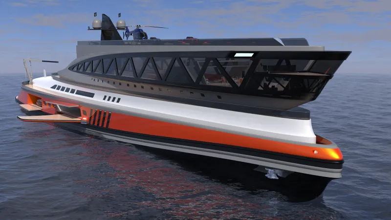 مستوحى من أسماك القرش بقيمة نصف مليار دولار...شاهد يخت Prodigium الفاخر