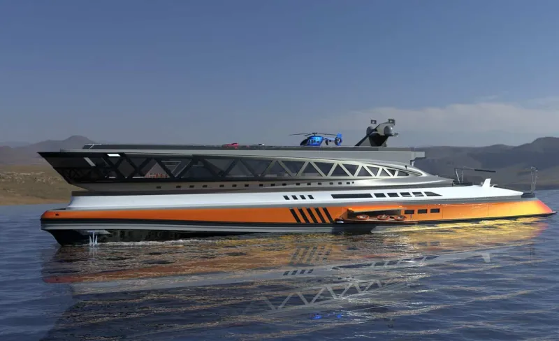 مستوحى من أسماك القرش بقيمة نصف مليار دولار...شاهد يخت Prodigium الفاخر