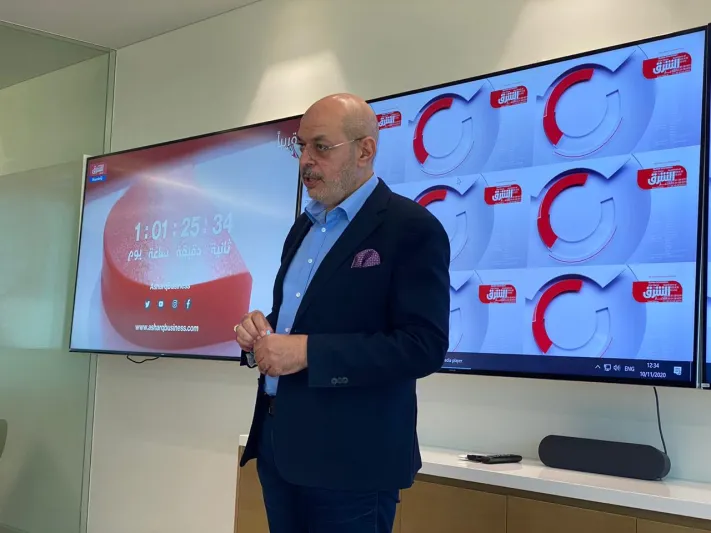 نبيل الخطيب المدير العام لـ "الشرق للخدمات الإخبارية": حان الوقت لتقديم شاشة مختلفة.. ونعمل لتغيير قواعد اللعبة