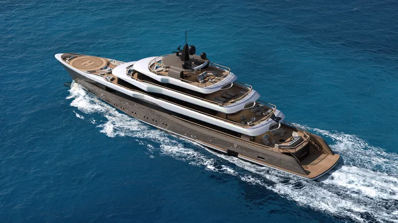 بطول 180 مترا واستغرق بناؤه 3سنوات كاملة.. شاهد يخت عزام الأكبر في العالم