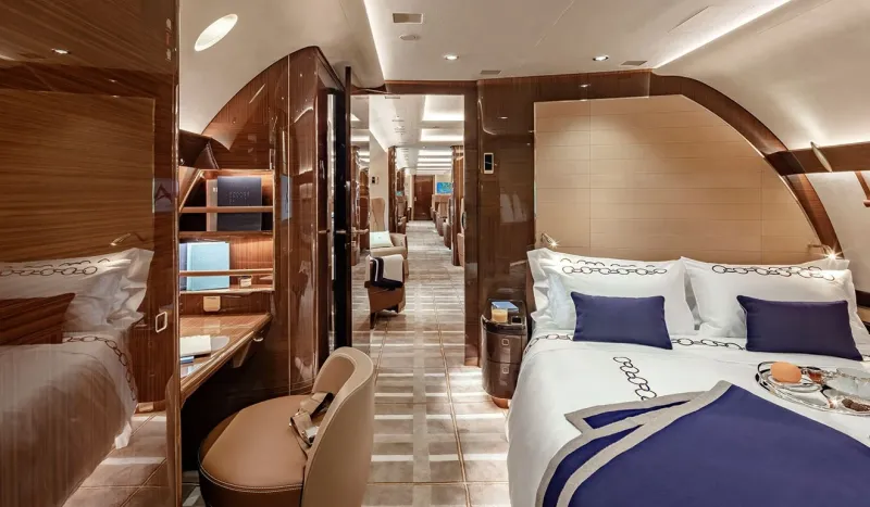 أغلى طائرة في العالم بسعر 110 ملايين دولار.. «فندق 7 نجوم طائر»