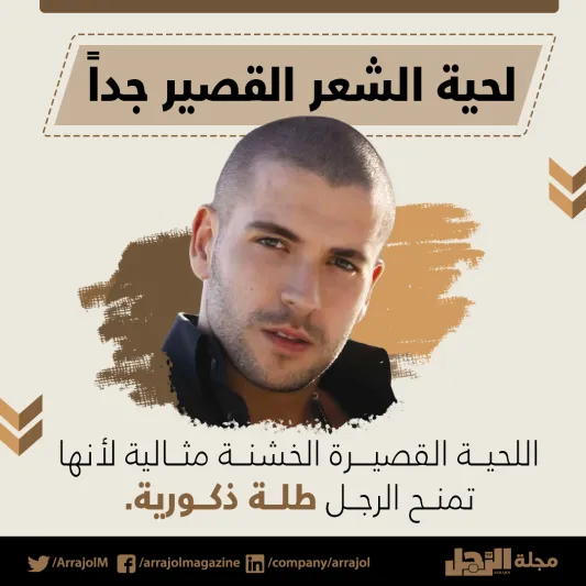 إنفوجراف| كيف تختار نمط اللحية الذي يتناسب مع تسريحة شعرك؟