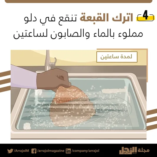 إنفوجراف| أفضل طريقة لغسل القبعات 