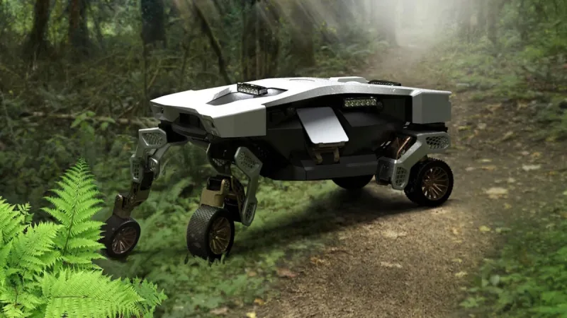 بأربع أقدام لتحدي الطرق الوعرة.. شاهد «النمر» سيارة هيونداي المبتكرة