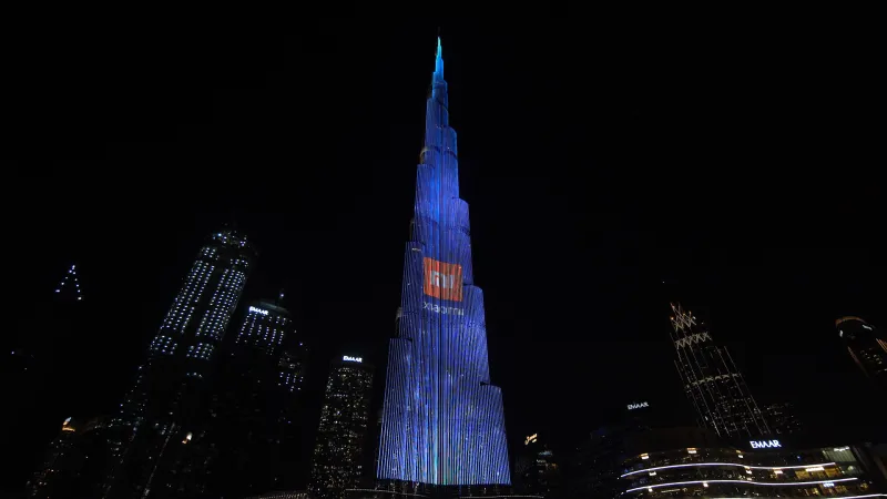 شاومي تطلق Mi11 في الشرق الأوسط بعرض ضوئي مذهل من برج خليفة