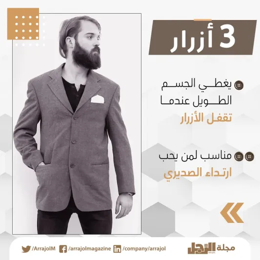 إنفوجراف|4 أنواع لـ البليزر .. أيها تفضل؟