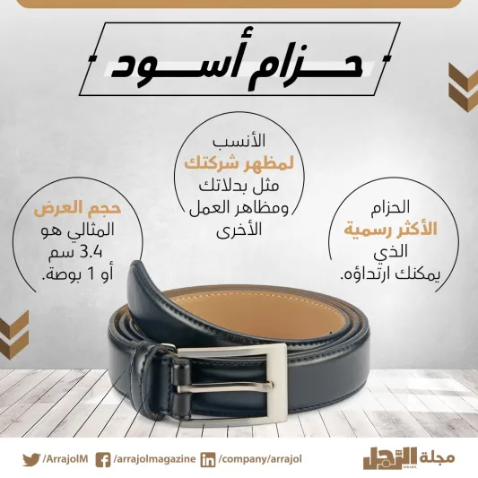 إنفوجراف| 4 أحزمة يجب أن تكون في خزانة ملابسك
