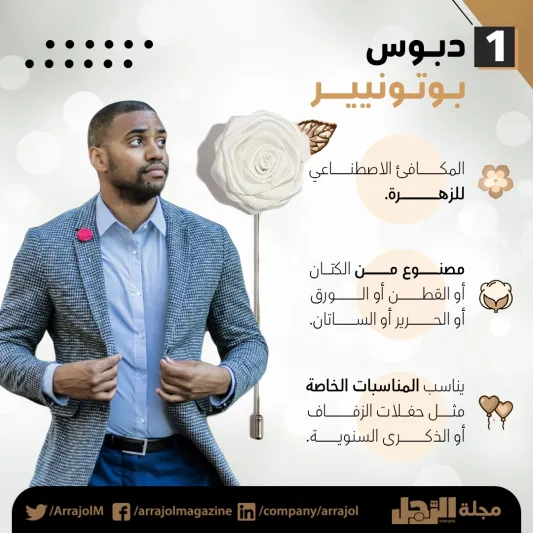 إنفوجراف| 6 أنواع مختلفة من دبابيس التلبيب يجب أن تعرفها