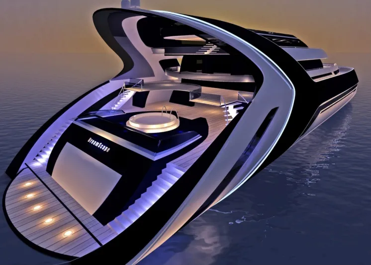 شاهد| يخت فاخر مستوحى من الحيتان القاتلة