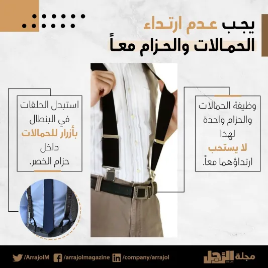 إنفوجراف| 7 قواعد عند ارتداء الحمالات