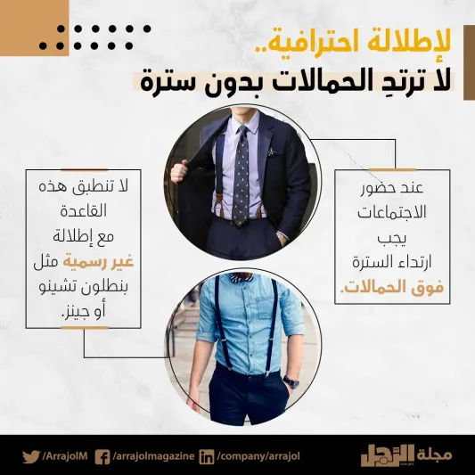 إنفوجراف| 7 قواعد عند ارتداء الحمالات