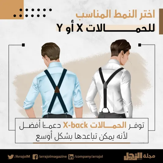 إنفوجراف| 7 قواعد عند ارتداء الحمالات