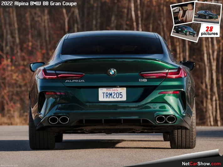 تصميم جريء.. شاهد بي إم دبليو B8 جران كوبيه 2022