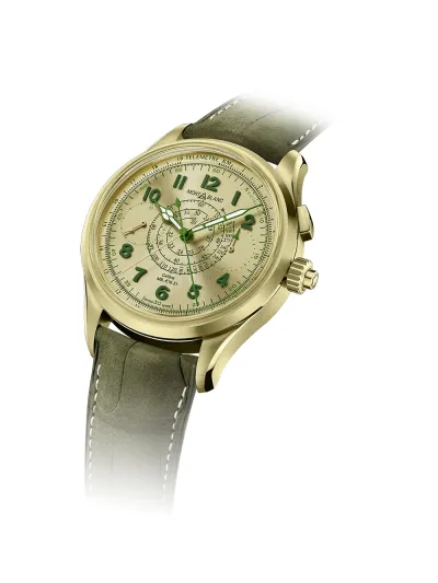 مون بلان تكشف عن ساعتها الذهبية الجديدة  "مون بلان 1858"