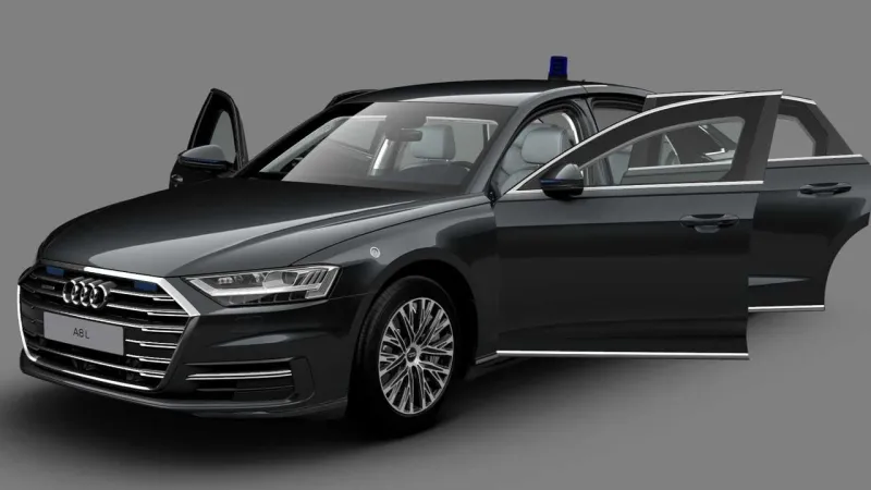 السيارة المصفحة الخارقة من أودي A8 لعام 2021 السيارة المصفحة الخارقة من أودي A8 لعام 2021