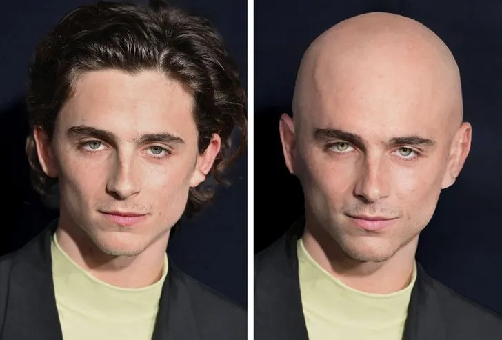 كيف سيبدو أوسم نجوم هوليوود بالمظهر الأصلع؟ (صور)